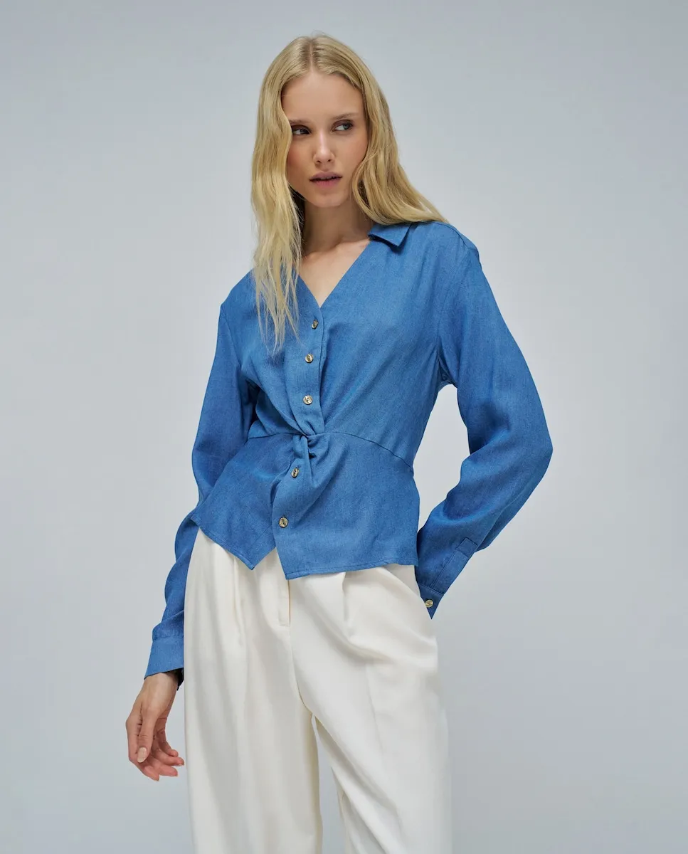 Женская блуза из светлого денима Salsa Jeans, синий
Женская блуза из светлого денима Salsa Jeans, синий