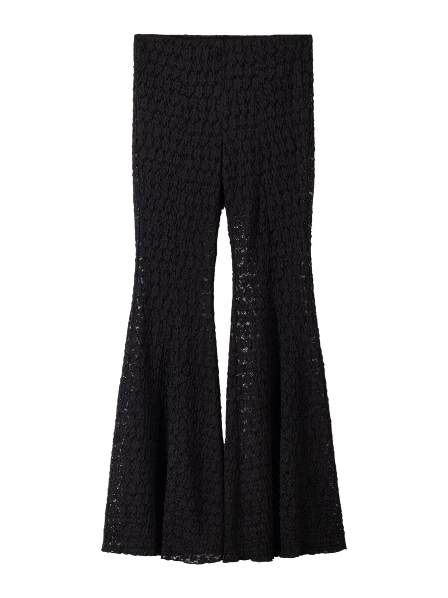 Расклешенные брюки Bershka, черный
Расклешенные брюки Bershka, черный