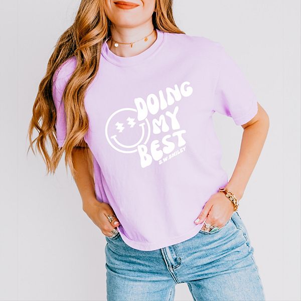 Футболка SWSmiley doing my best smiley face boxy crop Simply Sage Market, Orchid
Футболка SWSmiley doing my best smiley face boxy crop Simply Sage Market, Orchid