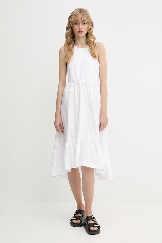 Хлопковое платье Armani Exchange, белый
Хлопковое платье Armani Exchange, белый