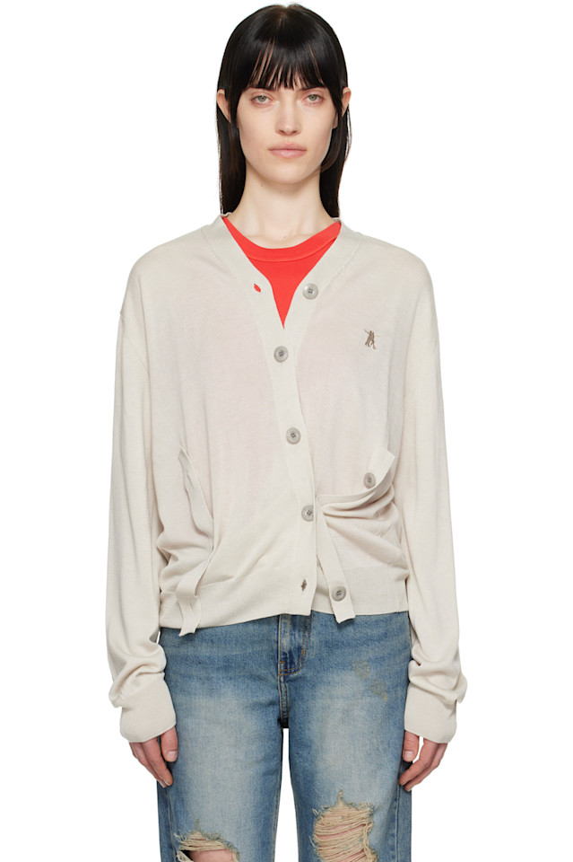 Кардиган с асимметричной планкой Open Yy, серый
Кардиган с асимметричной планкой Open Yy, серый