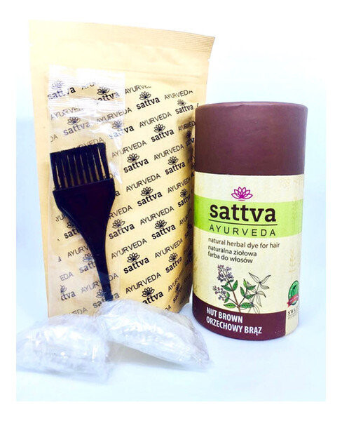 Натуральная краска для волос/хна Satva (12) Орехово-коричневый 150г Sattva
Натуральная краска для волос/хна Satva (12) Орехово-коричневый 150г Sattva