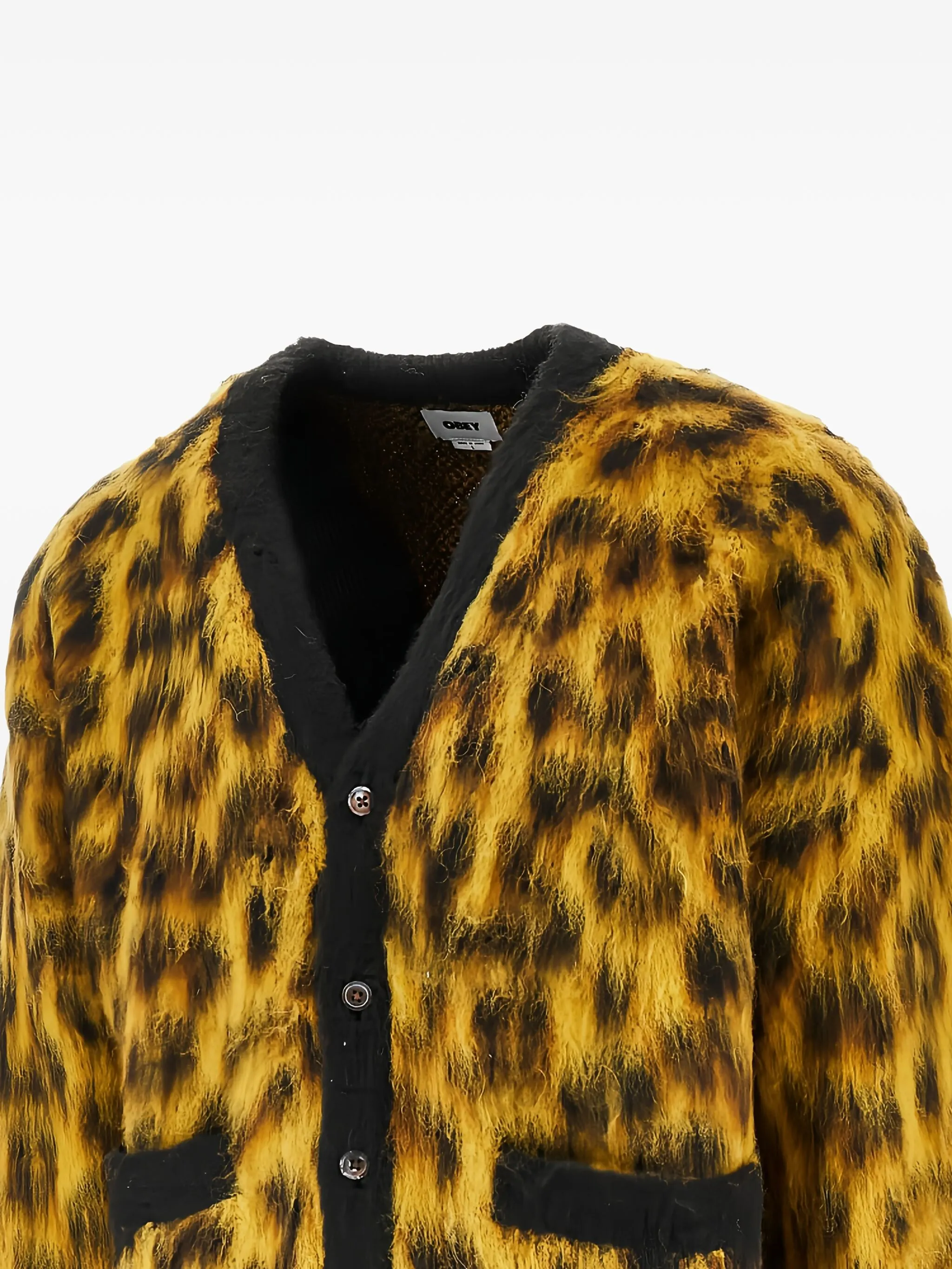 Кардиган Patron с леопардовым узором Obey, коричневый
Кардиган Patron с леопардовым узором Obey, коричневый