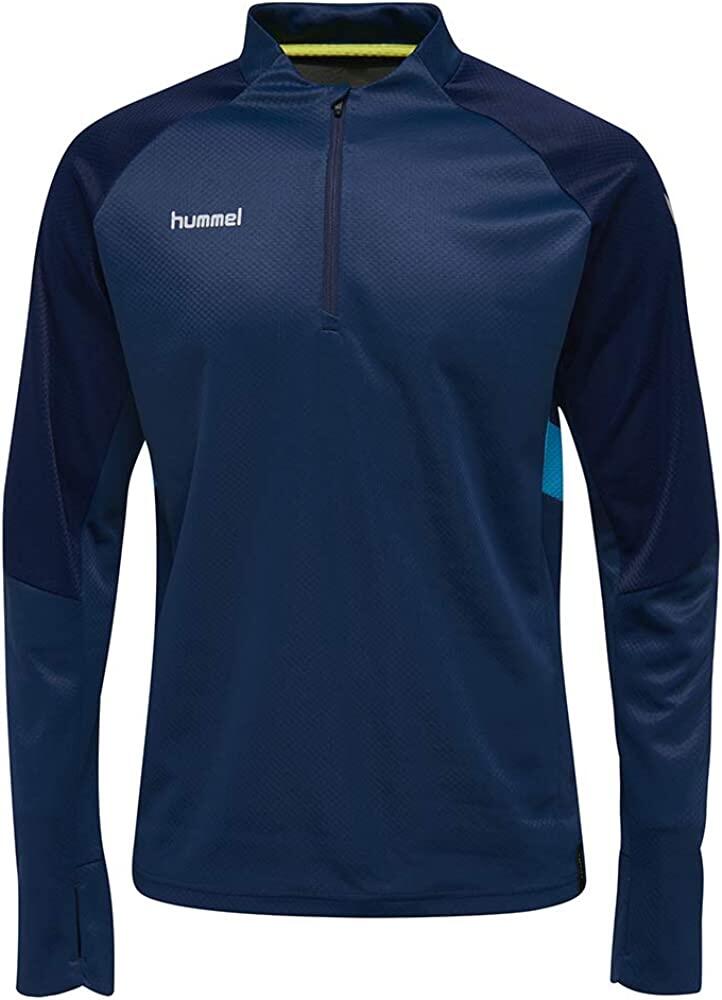Мужская толстовка с капюшоном Hummel Tech Move Half Zip - синяя
Мужская толстовка с капюшоном Hummel Tech Move Half Zip - синяя