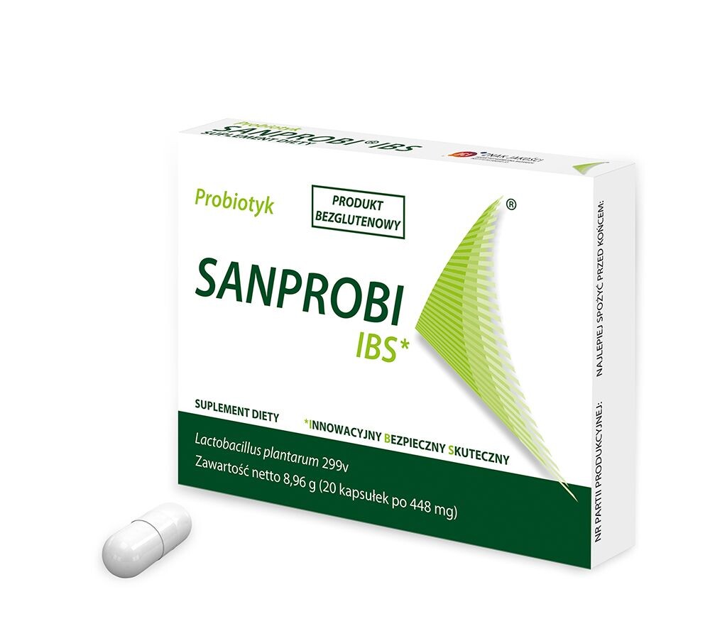 Sanprobi IBSпробиотические капсулы, 20 шт.
Sanprobi IBSпробиотические капсулы, 20 шт.