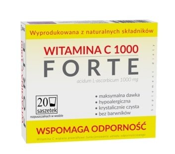 Witamina C, 1000 Форте, БАД, 20 пакетиков.
Witamina C, 1000 Форте, БАД, 20 пакетиков.