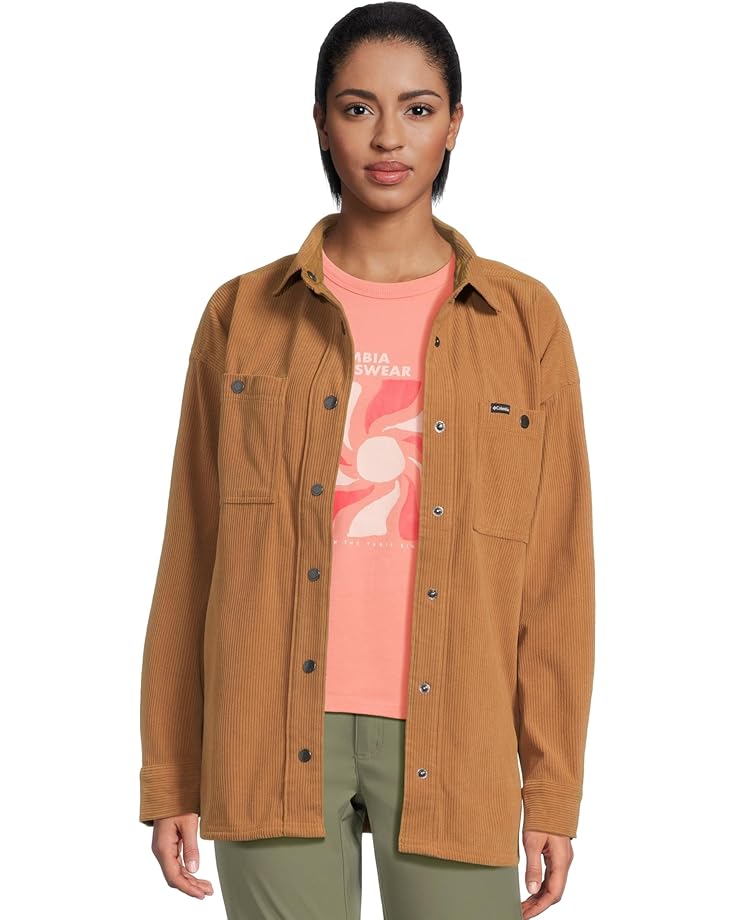 Женская рубашка-куртка Columbia Blue Point Creek Corduroy, Camel Brown
Женская рубашка-куртка Columbia Blue Point Creek Corduroy, Camel Brown