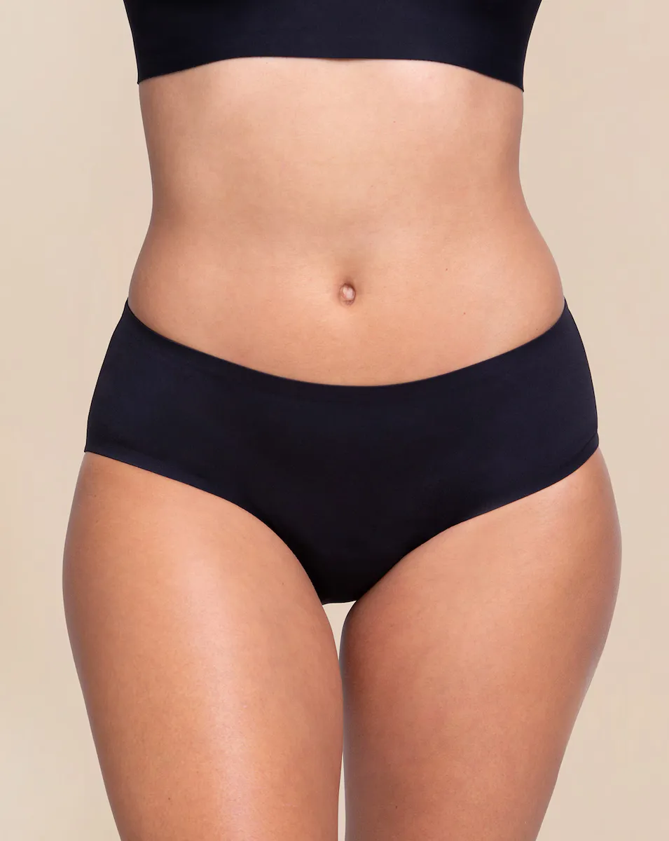 Экологичные менструальные шорты средней впитываемости Proof, черный 
Экологичные менструальные шорты средней впитываемости Proof, черный