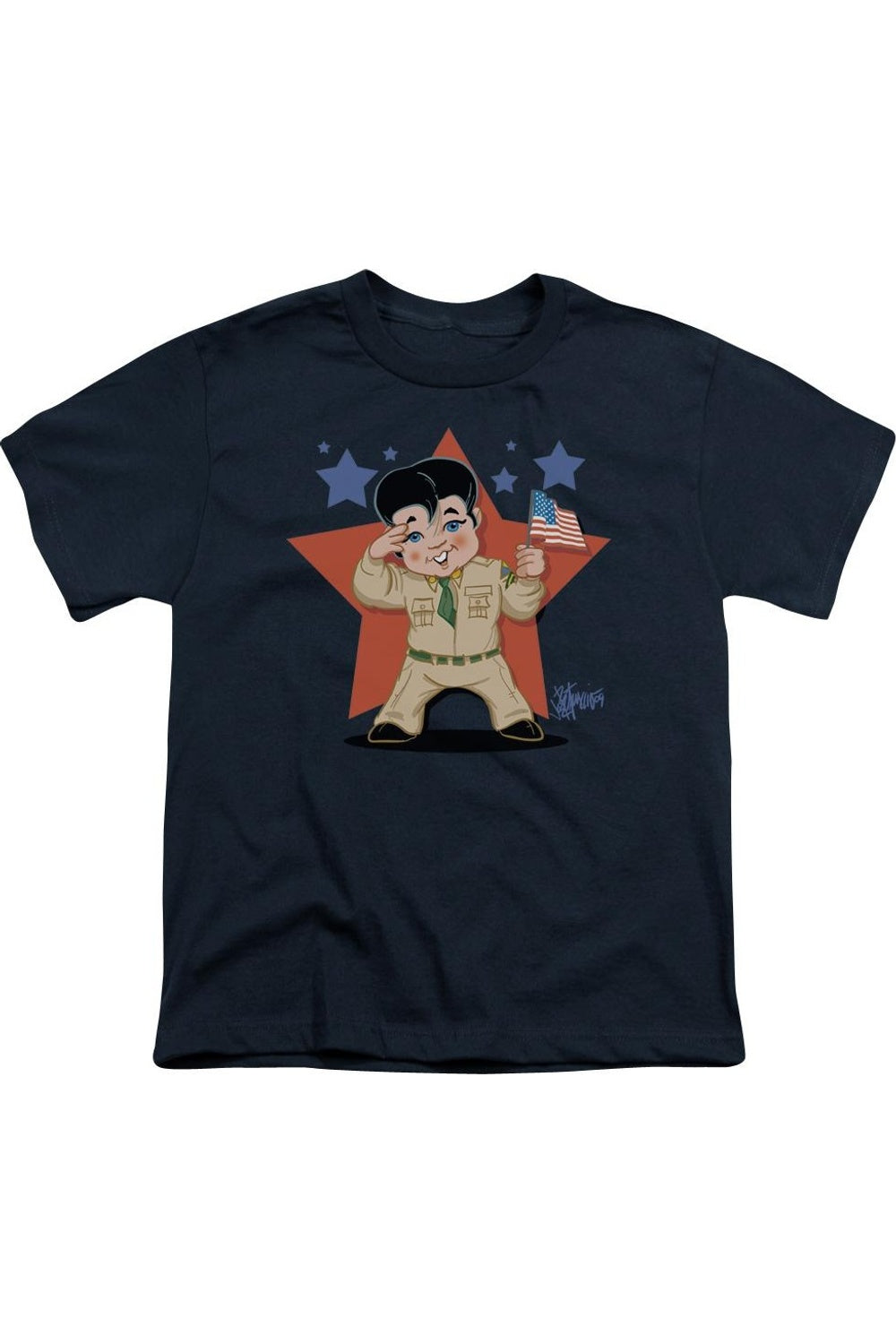 Футболка с коротким рукавом для детей Lil G I с принтом Elvis Presley Gildan, темно-синий
Футболка с коротким рукавом для детей Lil G I с принтом Elvis Presley Gildan, темно-синий