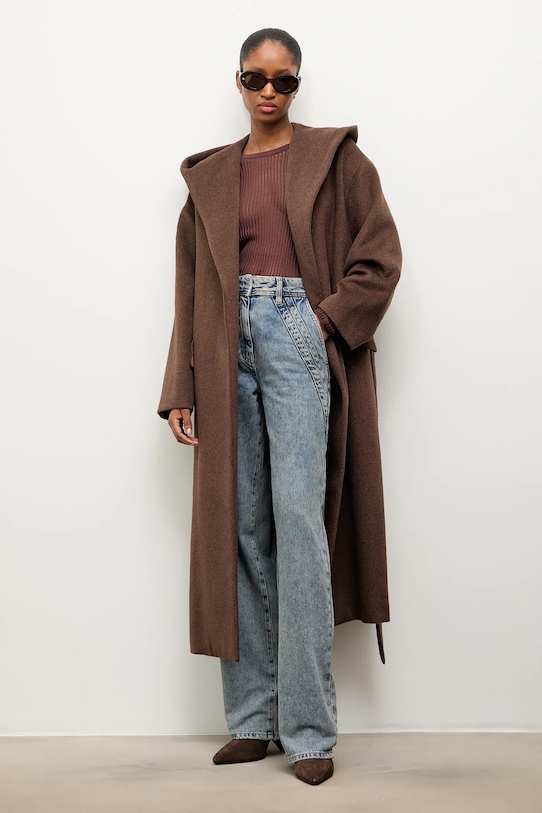 Шерстяное пальто Answear.Lab, коричневый
Шерстяное пальто Answear.Lab, коричневый