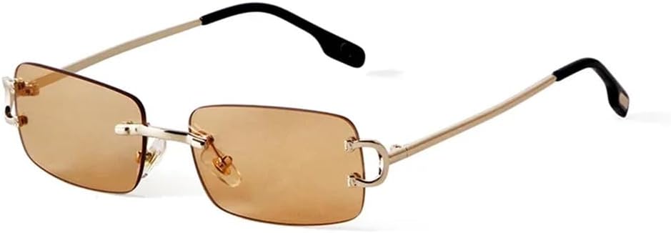 Солнцезащитные очки без оправы для женщин и мужчин, металлические, с защитой от УФ-излучения UV400, для занятий спортом на открытом воздухе, бега и езды на велосипеде generic, C4 Gold Yellow
Солнцезащитные очки без оправы для женщин и мужчин, металлические, с защитой от УФ-излучения UV400, для занятий спортом на открытом воздухе, бега и езды на велосипеде generic, C4 Gold Yellow