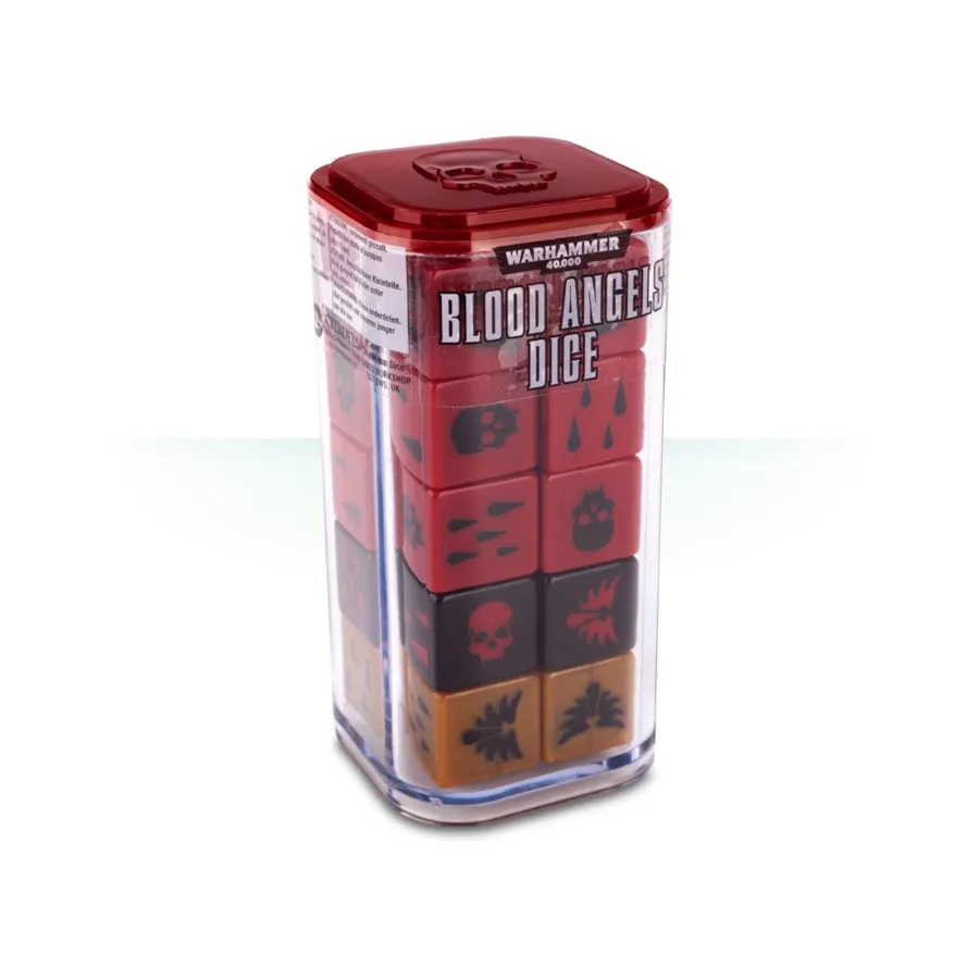 Набор кубиков — Кровавые ангелы (20) (издание 2017 г.), Warhammer 40,000 - Dice (Games Workshop)
Набор кубиков — Кровавые ангелы (20) (издание 2017 г.), Warhammer 40,000 - Dice (Games Workshop)