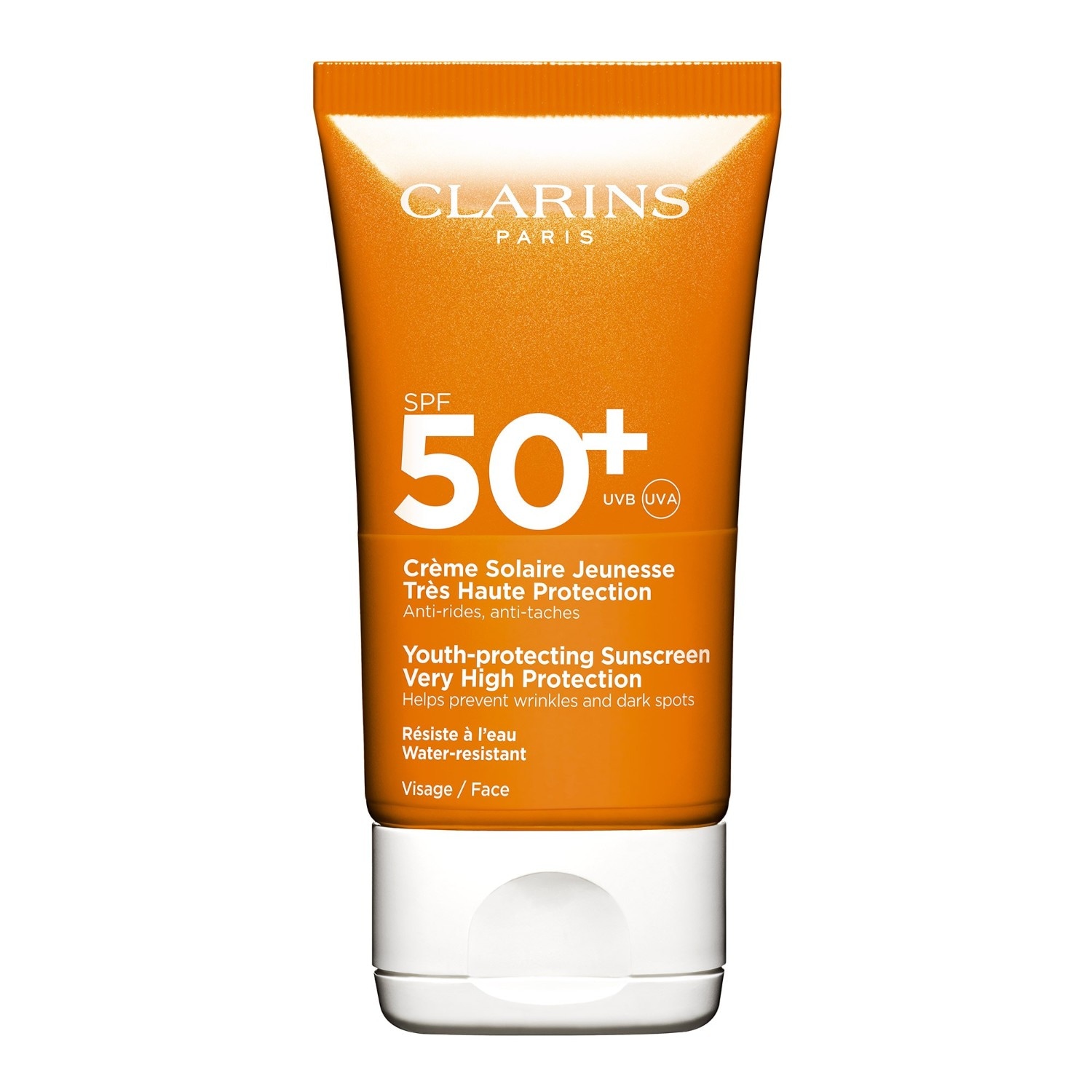 Солнцезащитный крем sun care crème solaire jeunesse très haute protection spf 50+ Clarins, объем 7.4 мл
Солнцезащитный крем sun care crème solaire jeunesse très haute protection spf 50+ Clarins, объем 7.4 мл
