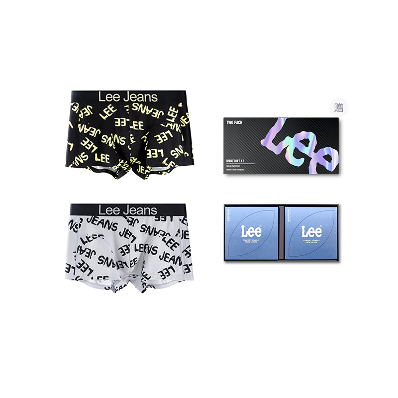 Подарочный набор мужских трусов Lee, черный
Подарочный набор мужских трусов Lee, черный