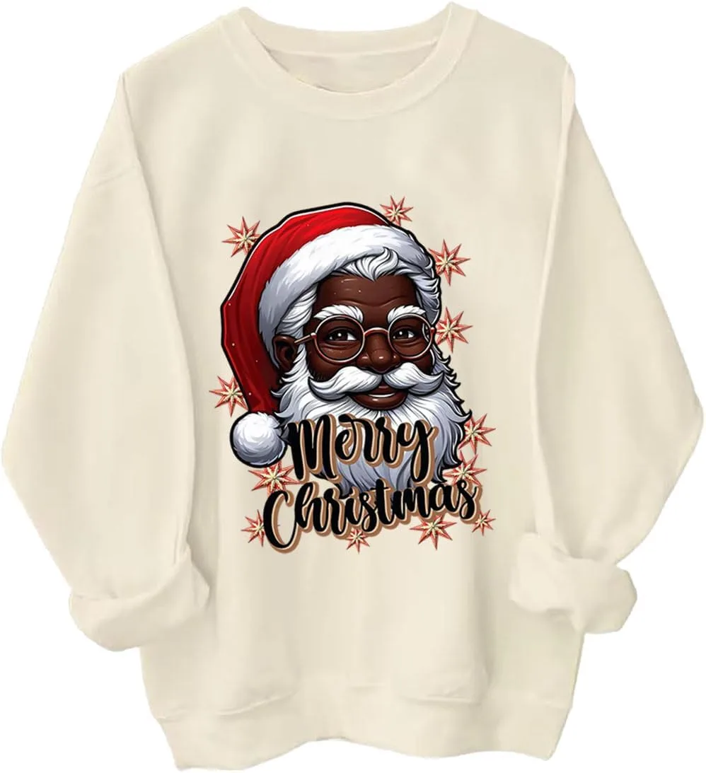 Ретро худи с афроамериканским Сантой, праздничный свитер для женщин и мужчин LNDOCAI
Ретро худи с афроамериканским Сантой, праздничный свитер для женщин и мужчин LNDOCAI