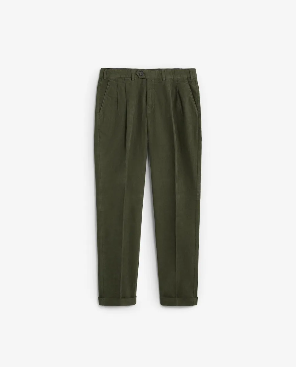 Мужские чиносы прямого кроя с подворотами Scalpers, хаки
Мужские чиносы прямого кроя с подворотами Scalpers, хаки