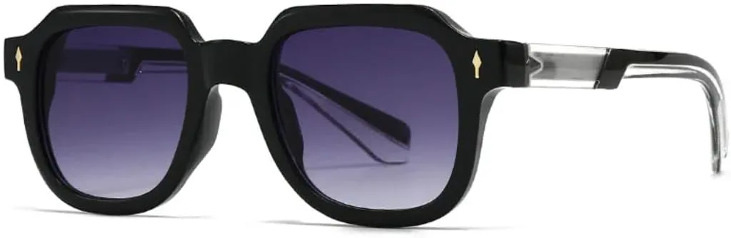 Винтажные прямоугольные солнцезащитные очки для мужчин и женщин, роскошные квадратные модные мужские очки с защитой от УФ-излучения UV400 TVTBBVV, Gradient Gray
Винтажные прямоугольные солнцезащитные очки для мужчин и женщин, роскошные квадратные модные мужские очки с защитой от УФ-излучения UV400 TVTBBVV, Gradient Gray