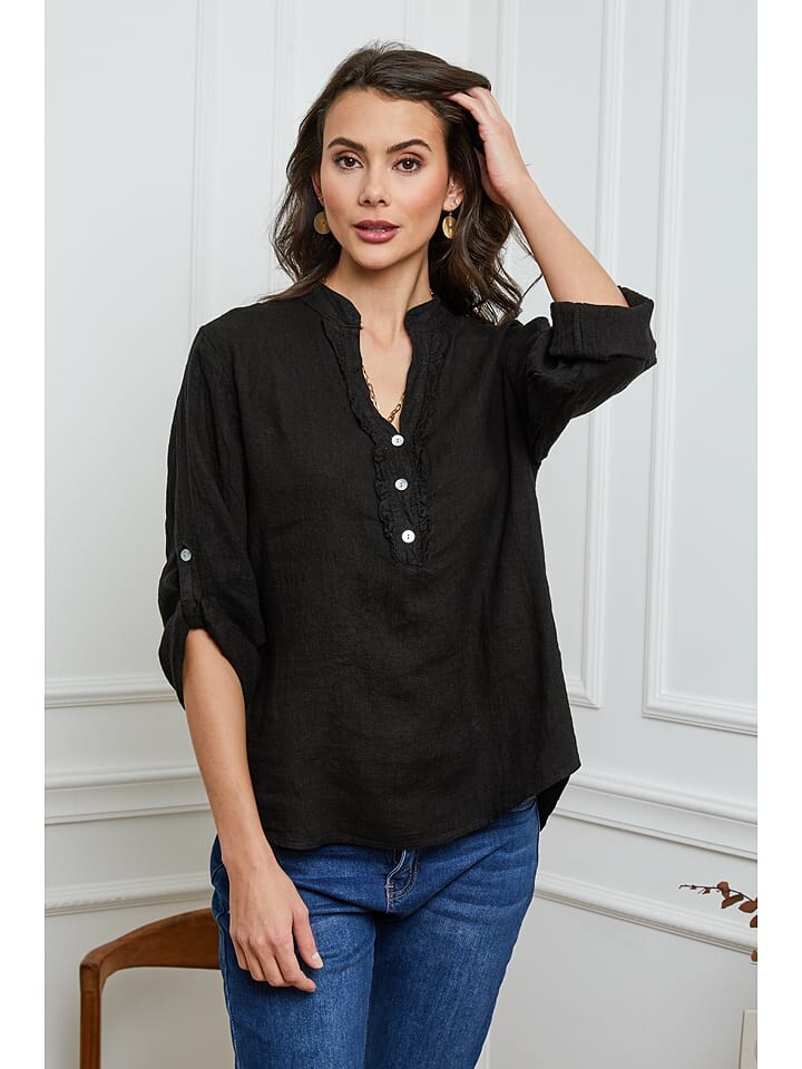 Блуза La Compagnie Du Lin, черный
Блуза La Compagnie Du Lin, черный