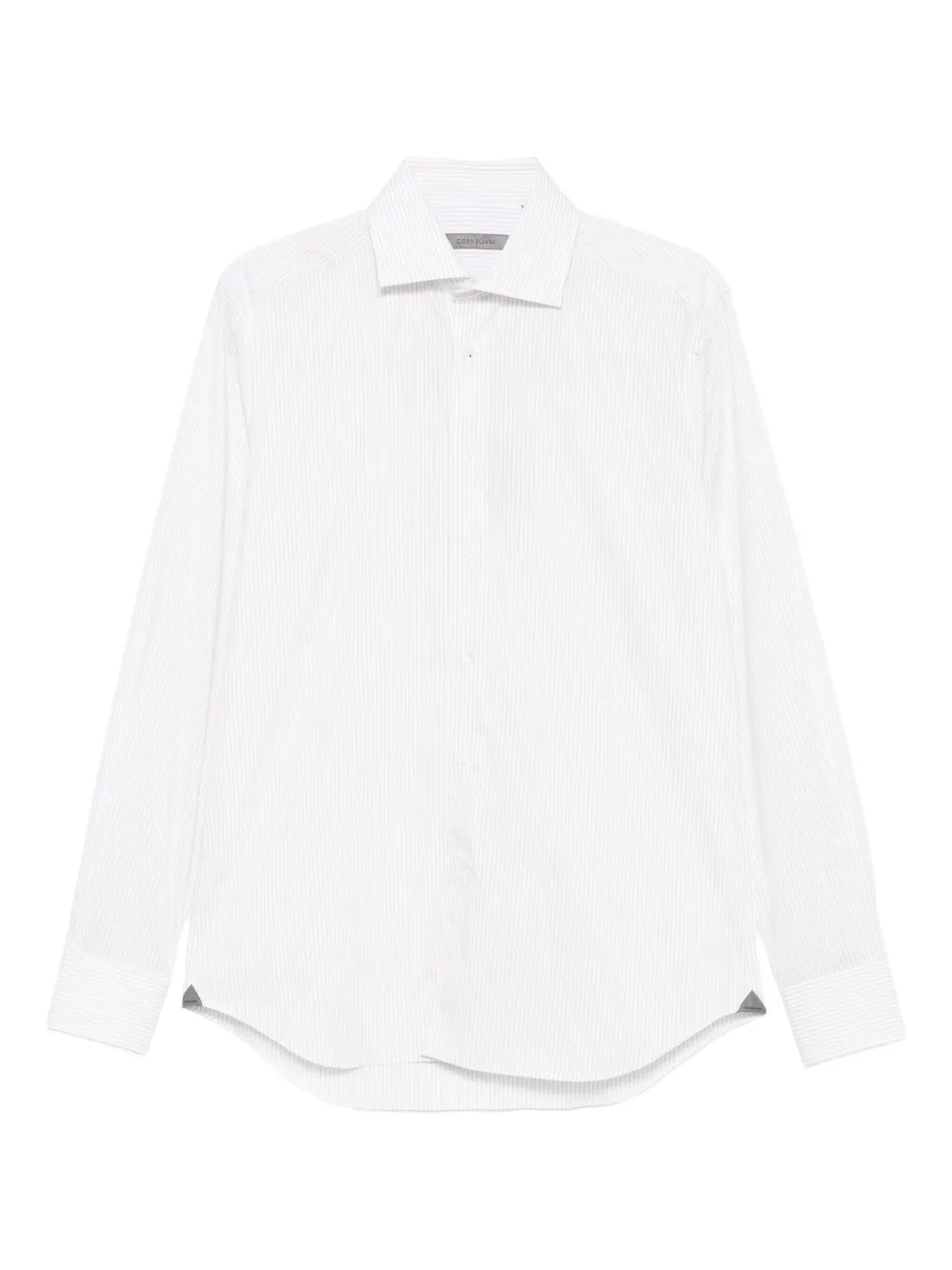 Рубашка в тонкую полоску с длинными рукавами Corneliani, белый
Рубашка в тонкую полоску с длинными рукавами Corneliani, белый