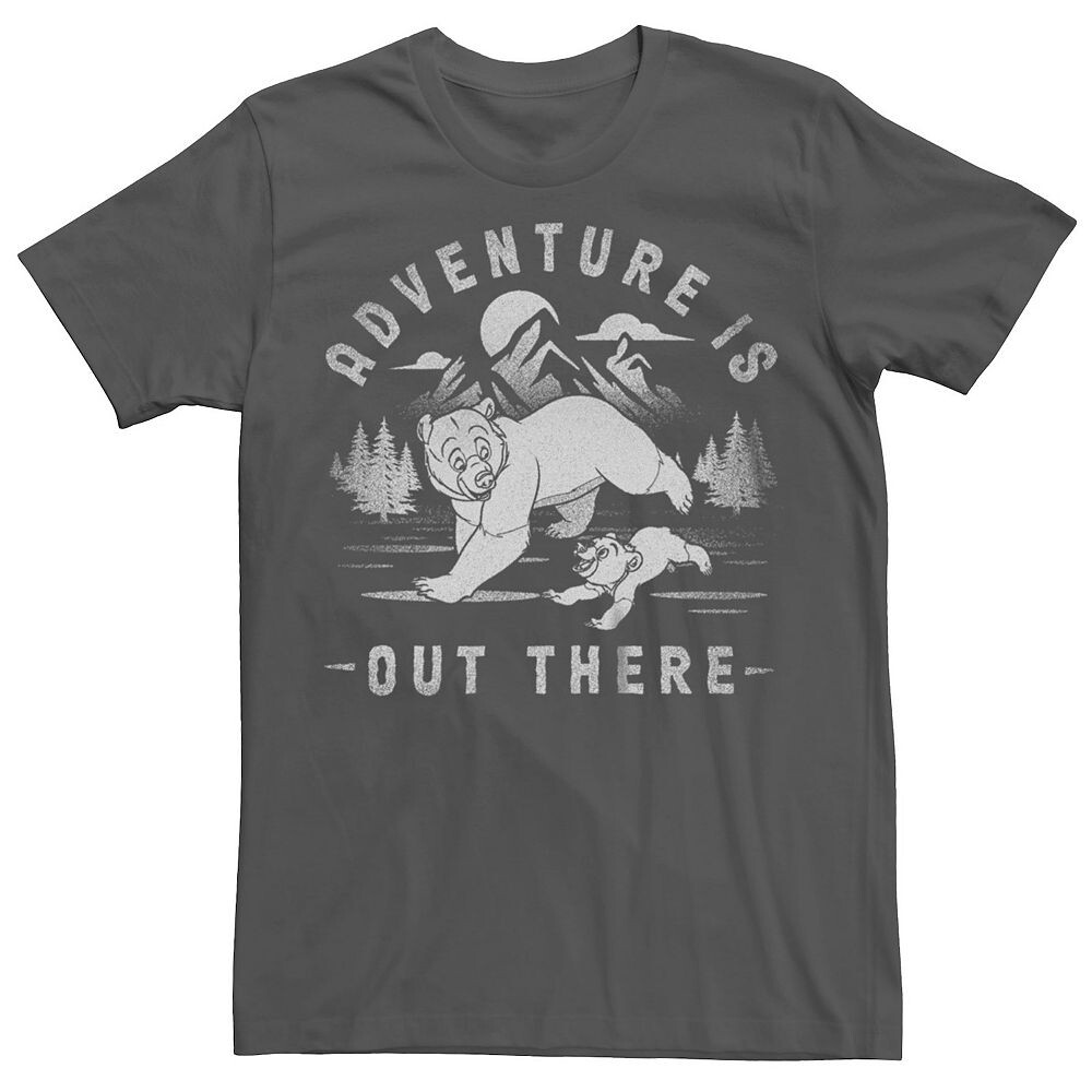 Мужская футболка Disney's Brother Bear Kenai Koda Adventure is Out There Forest с рисунком Licensed Character, цвет Charcoal
Мужская футболка Disney's Brother Bear Kenai Koda Adventure is Out There Forest с рисунком Licensed Character, цвет Charcoal
