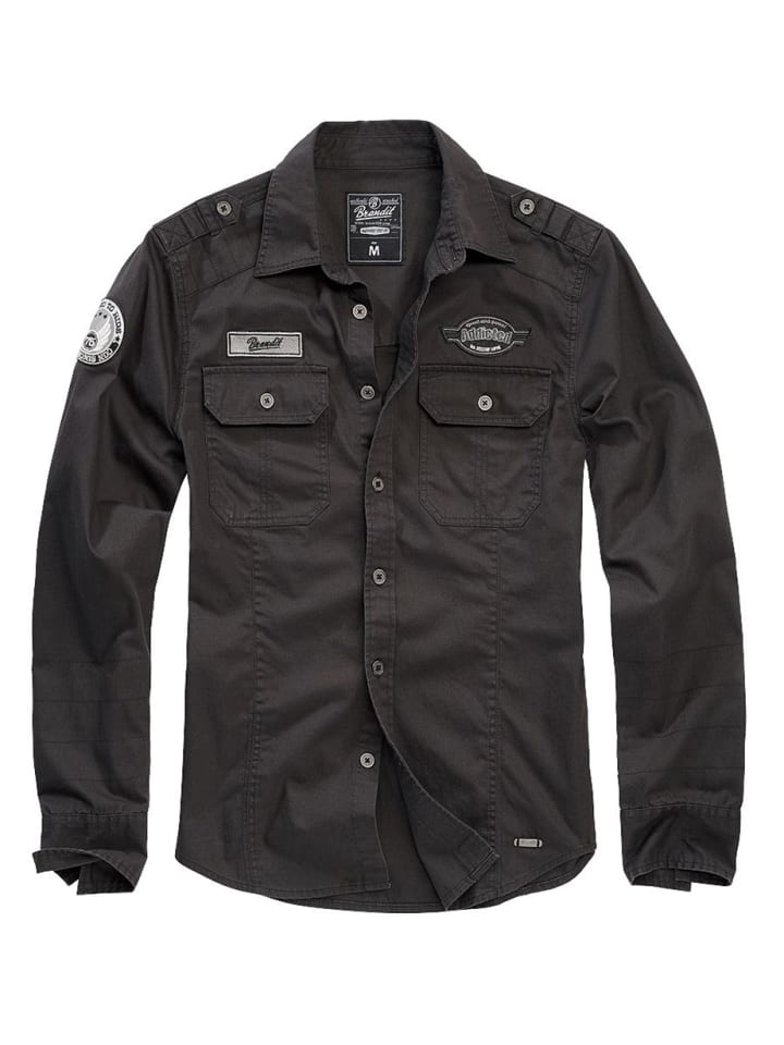 Рубашка с длинным рукавом Luis Vintage черного цвета Brandit
Рубашка с длинным рукавом Luis Vintage черного цвета Brandit