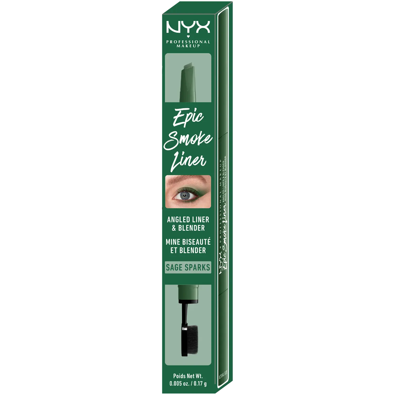 Подводка для глаз «шалфей искры» Nyx Professional Makeup Epic Smoke Liner, 0,17 гр
Подводка для глаз «шалфей искры» Nyx Professional Makeup Epic Smoke Liner, 0,17 гр