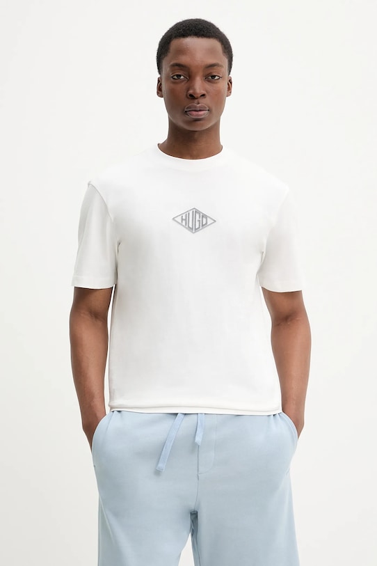 Хлопковая футболка Hugo, белый
Хлопковая футболка Hugo, белый