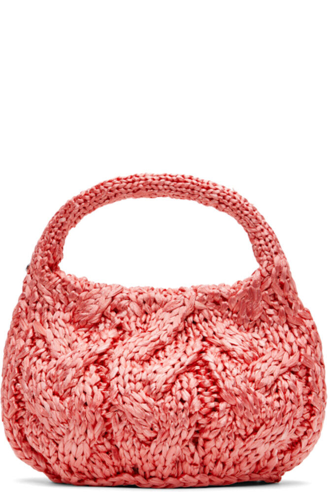 Маленькая розовая сумка с косичками JW Anderson
Маленькая розовая сумка с косичками JW Anderson