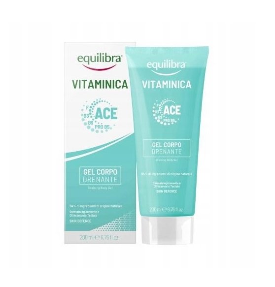 Дренажный гель для тела Equilibra Vitaminica, 200 мл
Дренажный гель для тела Equilibra Vitaminica, 200 мл