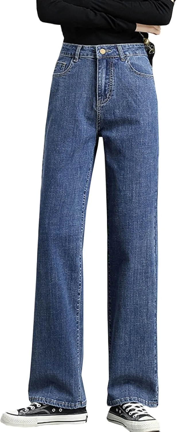 Viatabuna прямые мешковатые джинсы для женщин с высокой посадкой, эластичные, свободные, с эффектом контроля живота
Viatabuna прямые мешковатые джинсы для женщин с высокой посадкой, эластичные, свободные, с эффектом контроля живота