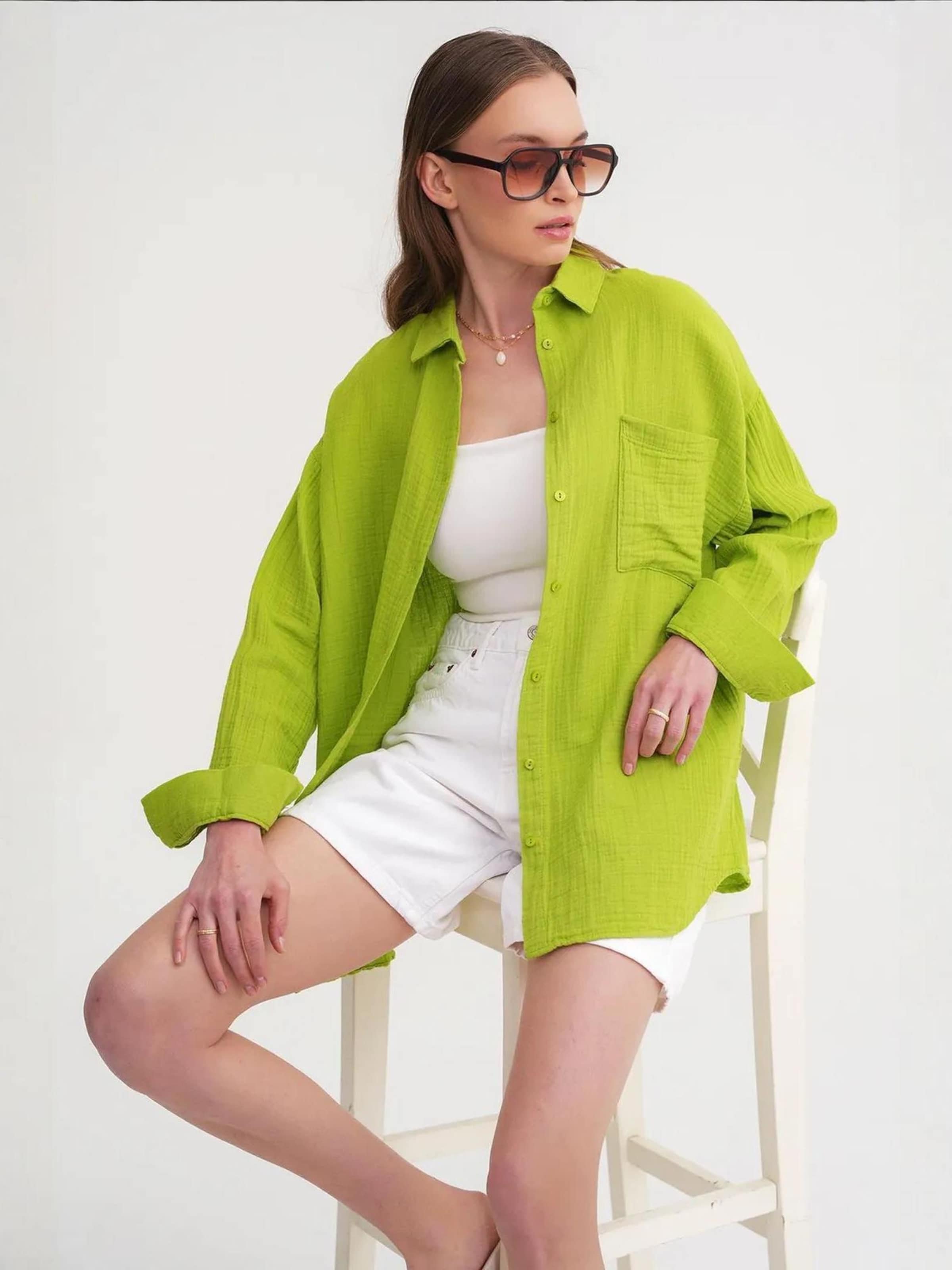 MixRay Блузка в цвете травяной зелени
MixRay Блузка в цвете травяной зелени