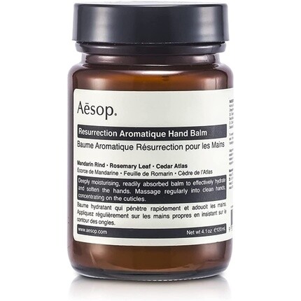 Ароматический бальзам для рук Aesop Resurrection 120 мл 
Ароматический бальзам для рук Aesop Resurrection 120 мл