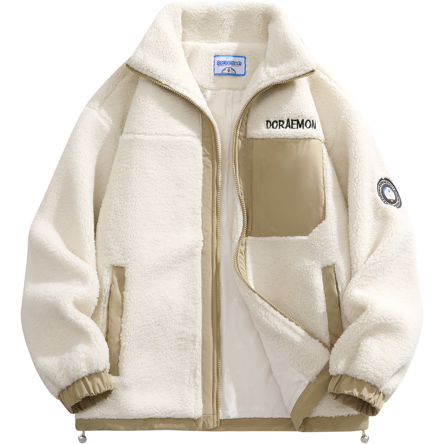 Бархатная куртка унисекс Doraemon, Черный (Вышивка)
Бархатная куртка унисекс Doraemon, Черный (Вышивка)