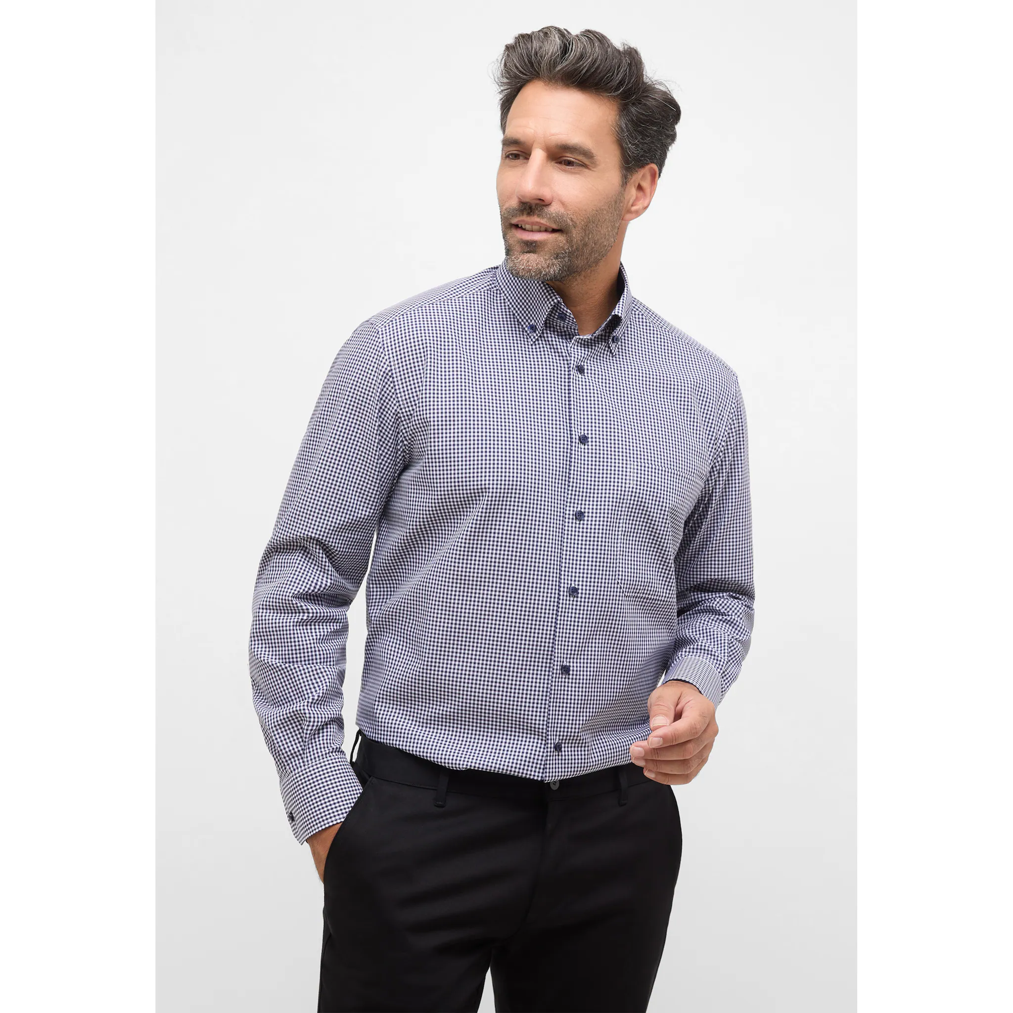 Рубашка Eterna с длинными рукавами "COMFORT FIT", цвет морской волны
Рубашка Eterna с длинными рукавами "COMFORT FIT", цвет морской волны