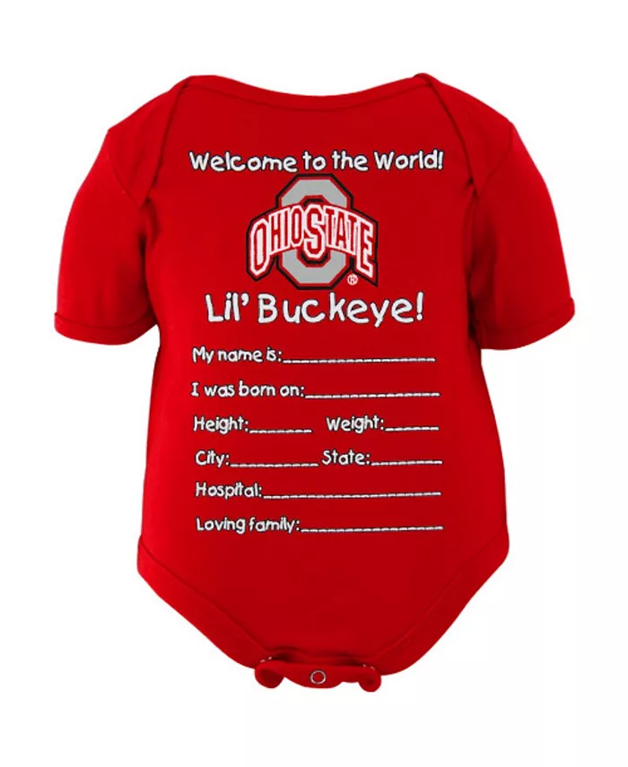 Одежда для новорожденных Ohio State Buckeyes "Welcome to the World" - Scarlet Two Feet Ahead
Одежда для новорожденных Ohio State Buckeyes "Welcome to the World" - Scarlet Two Feet Ahead