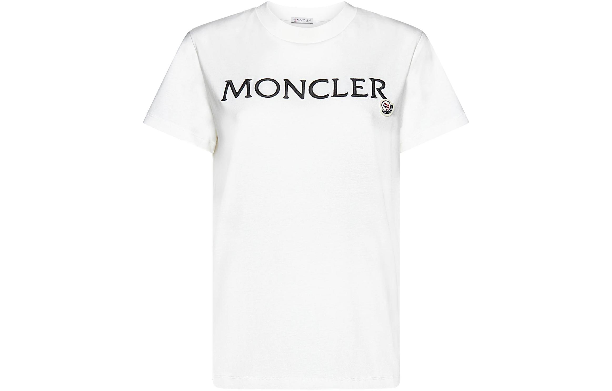 Moncler Футболка мужская белая с круглым вырезом умеренного прямого кроя
Moncler Футболка мужская белая с круглым вырезом умеренного прямого кроя