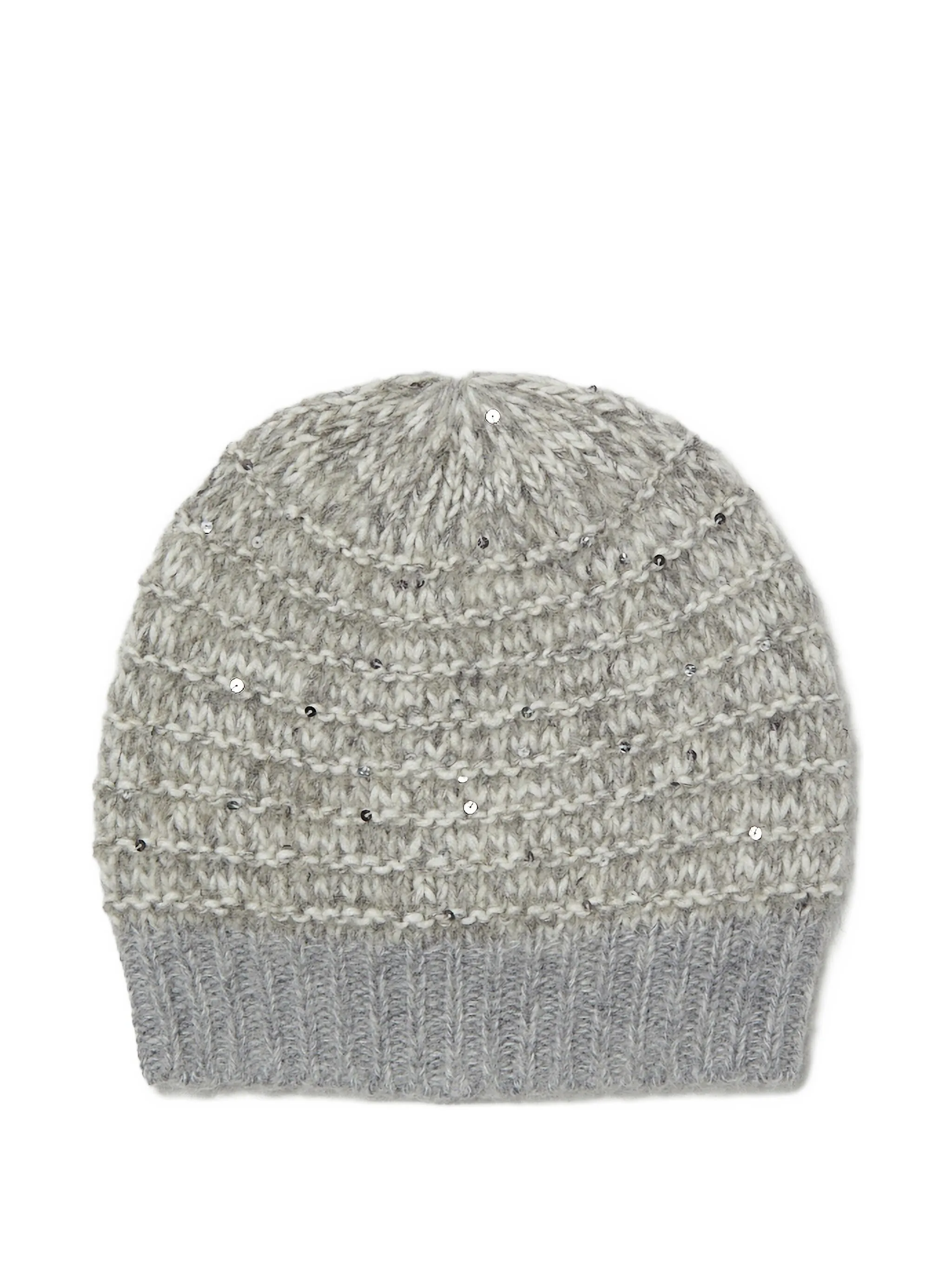 Шапка в рубчик с пайетками Peserico, серый
Шапка в рубчик с пайетками Peserico, серый