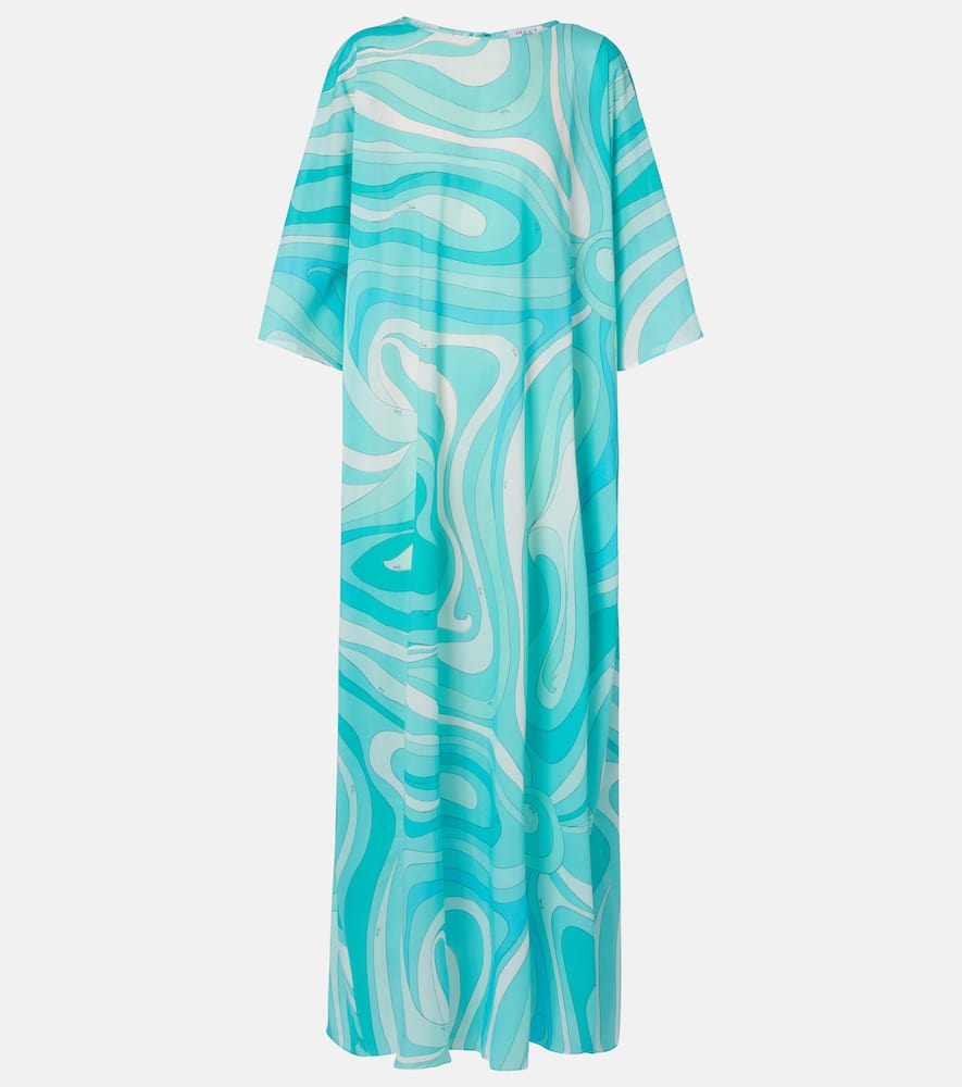 Хлопковый кафтан Marmo Pucci, Turquoise
Хлопковый кафтан Marmo Pucci, Turquoise