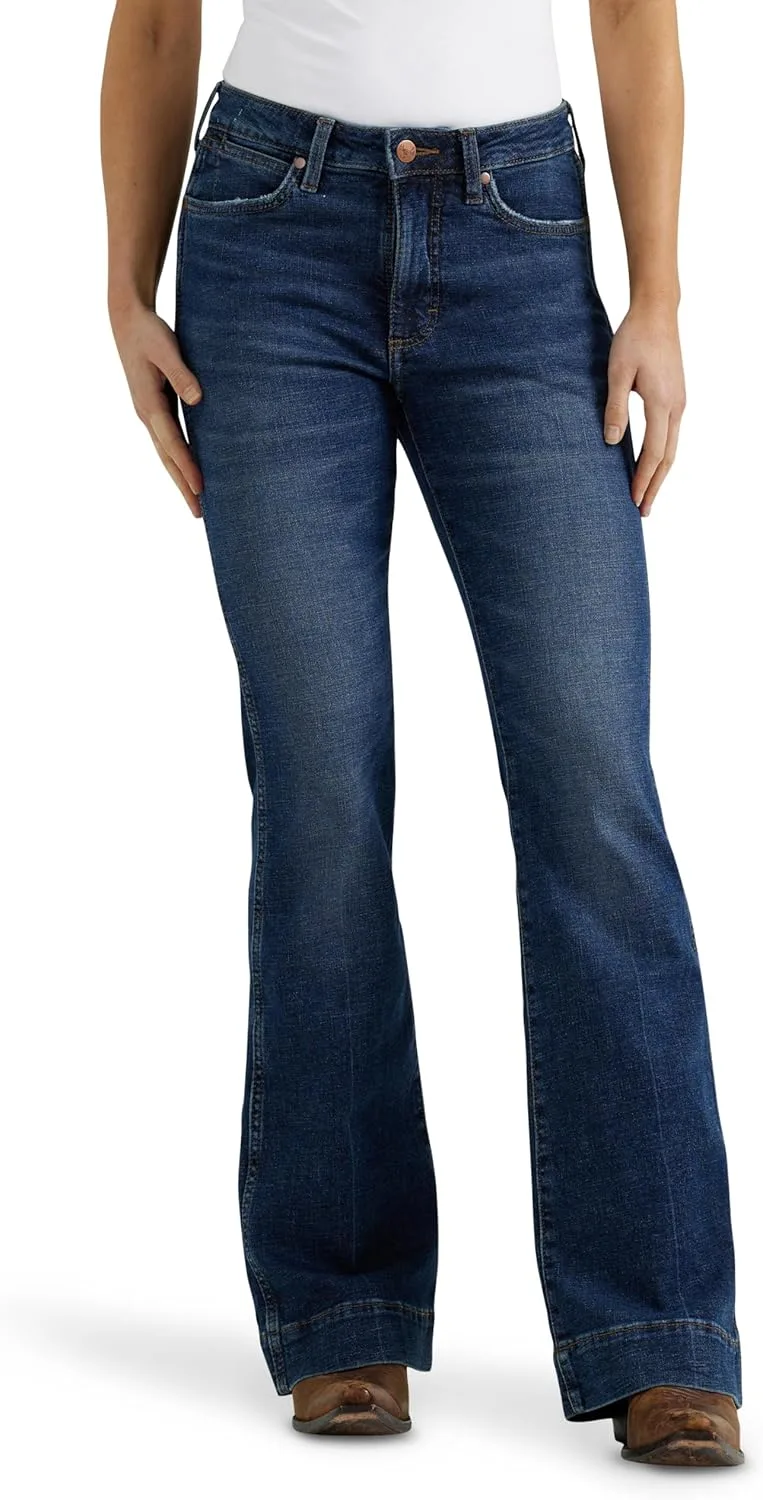 Wrangler Women's Retro High Rise Bailey Bootcut Dark Wash
Wrangler Women's Retro High Rise Bailey Bootcut Dark Wash