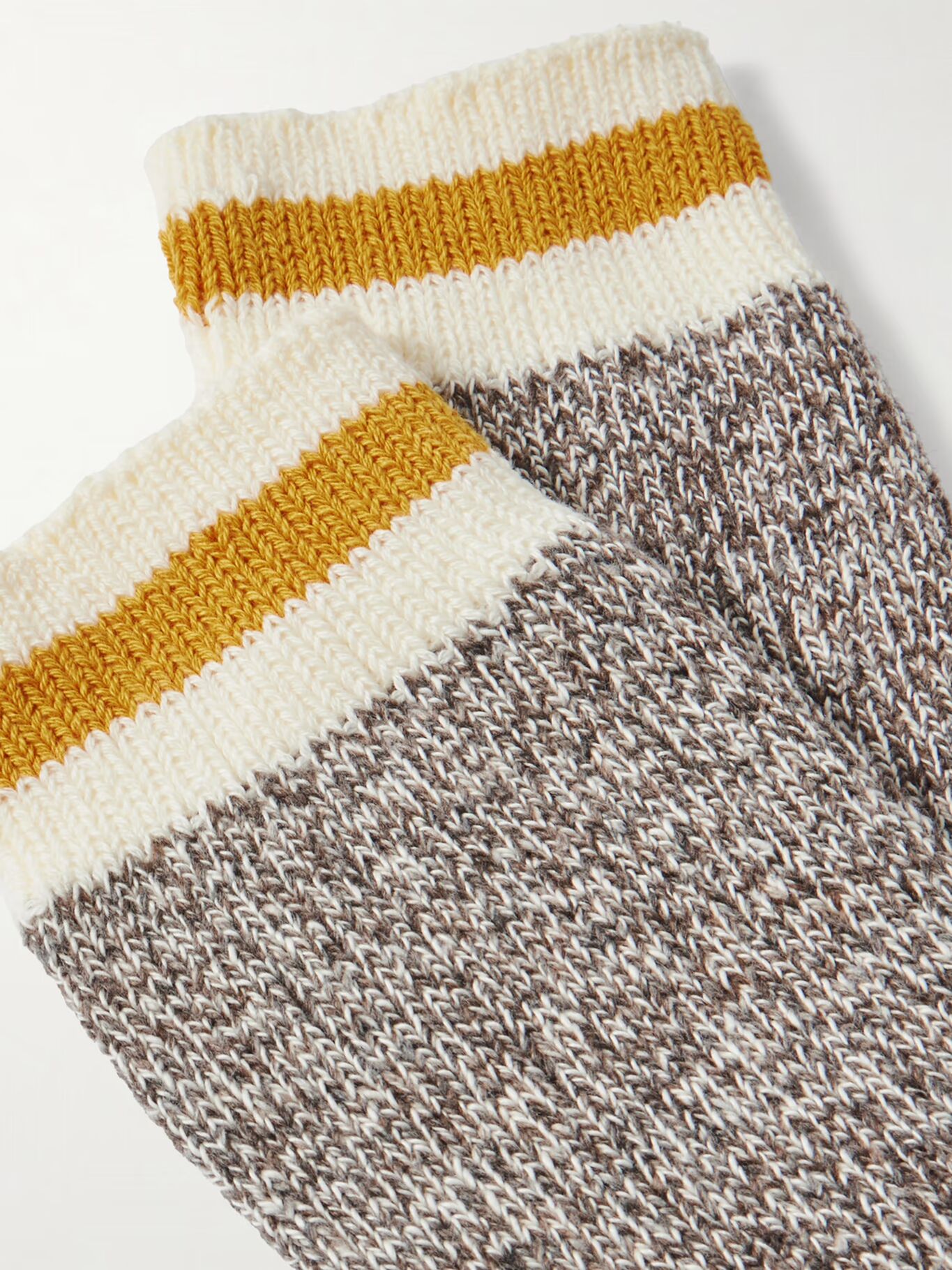 Тряпичные носки в полоску, две пары, ребристая вязка BEAMS PLUS, серый
Тряпичные носки в полоску, две пары, ребристая вязка BEAMS PLUS, серый