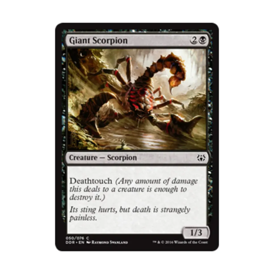 CCG Гигантский скорпион (С), MTG - Duel Decks - Nissa vs. Ob Nix
CCG Гигантский скорпион (С), MTG - Duel Decks - Nissa vs. Ob Nix