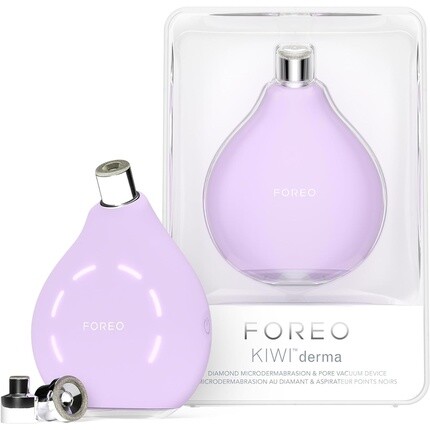 FOREO KIWI Derma Микродермабразия Аппарат для удаления белых и черных точек Лаванда 
FOREO KIWI Derma Микродермабразия Аппарат для удаления белых и черных точек Лаванда