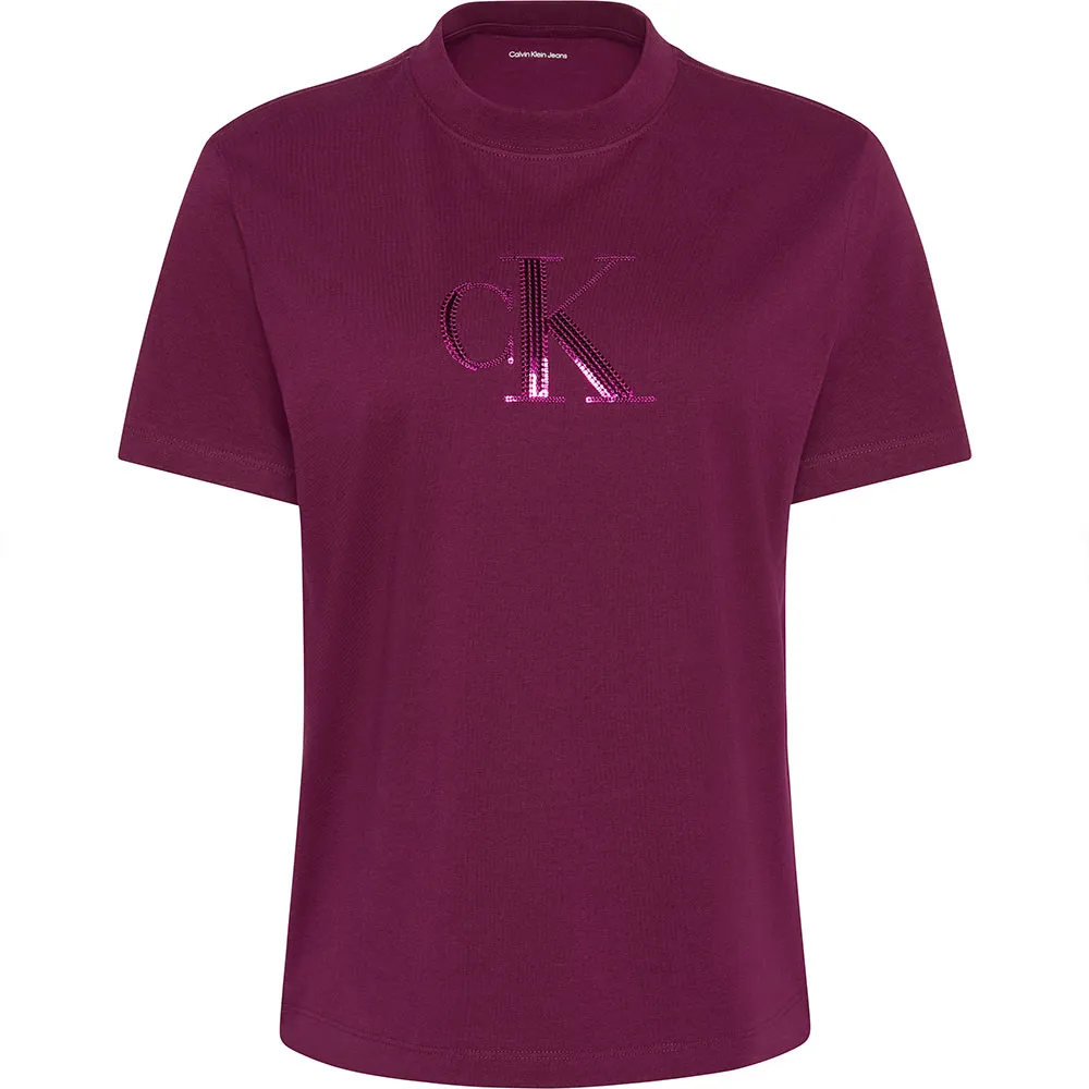 Футболка с коротким рукавом и пайетками от Calvin Klein Jeans, фиолетовый
Футболка с коротким рукавом и пайетками от Calvin Klein Jeans, фиолетовый
