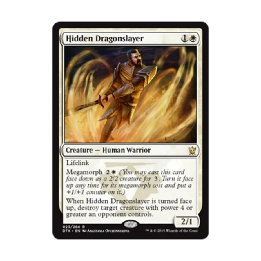 CCG Скрытый драконоборец (клавиша R), MTG - Dragons of Tarkir
CCG Скрытый драконоборец (клавиша R), MTG - Dragons of Tarkir