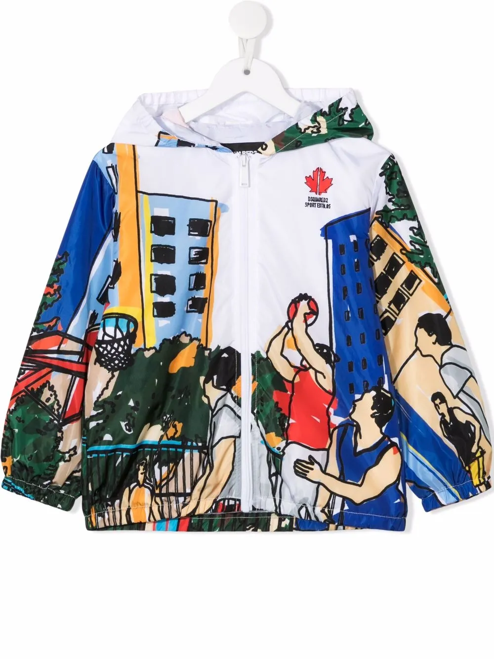 Худи с принтом Dsquared2 Kids, белый
Худи с принтом Dsquared2 Kids, белый