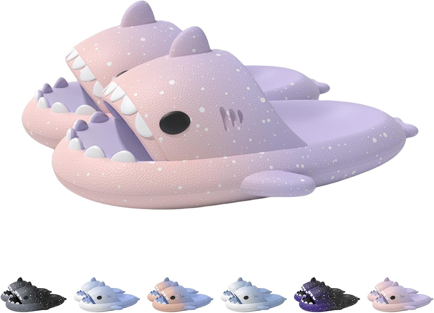 Шлепанцы с пятнистой фантазийной акулой, новые шлепанцы с акулами и звездным небом, градиентные шлепанцы с облачной акулой унисекс Generic, фиолетовый
Шлепанцы с пятнистой фантазийной акулой, новые шлепанцы с акулами и звездным небом, градиентные шлепанцы с облачной акулой унисекс Generic, фиолетовый