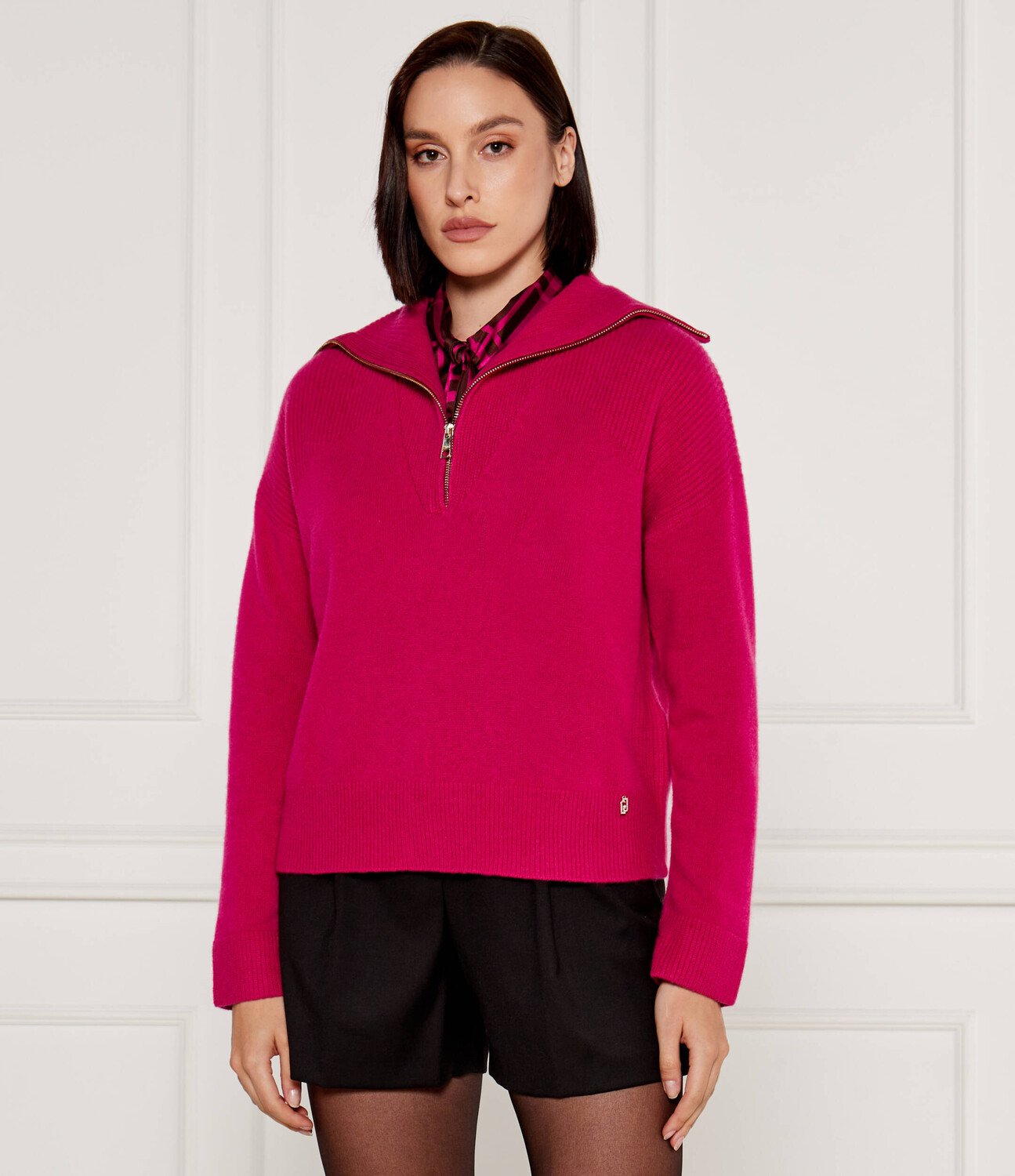 Свитер из шерсти Liu Jo Regular Fit, роза
Свитер из шерсти Liu Jo Regular Fit, роза