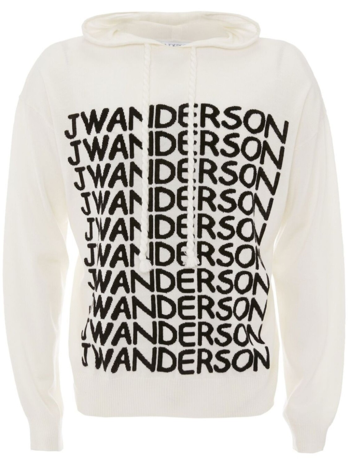 JW Anderson худи из шерсти мериноса с логотипом, белый
JW Anderson худи из шерсти мериноса с логотипом, белый
