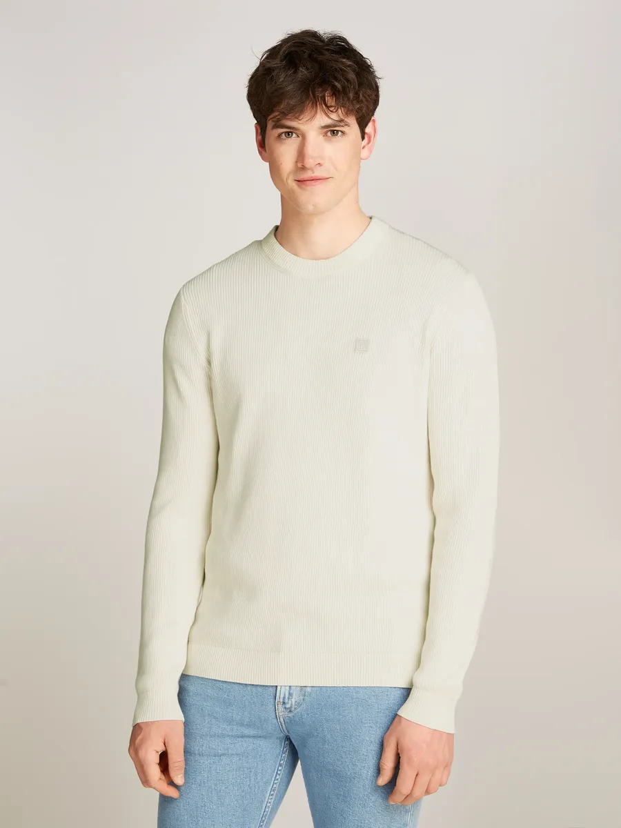 Свитер с круглым вырезом Calvin Klein Jeans "CK EMBRO BADGE SWEATER", слоновая кость
Свитер с круглым вырезом Calvin Klein Jeans "CK EMBRO BADGE SWEATER", слоновая кость