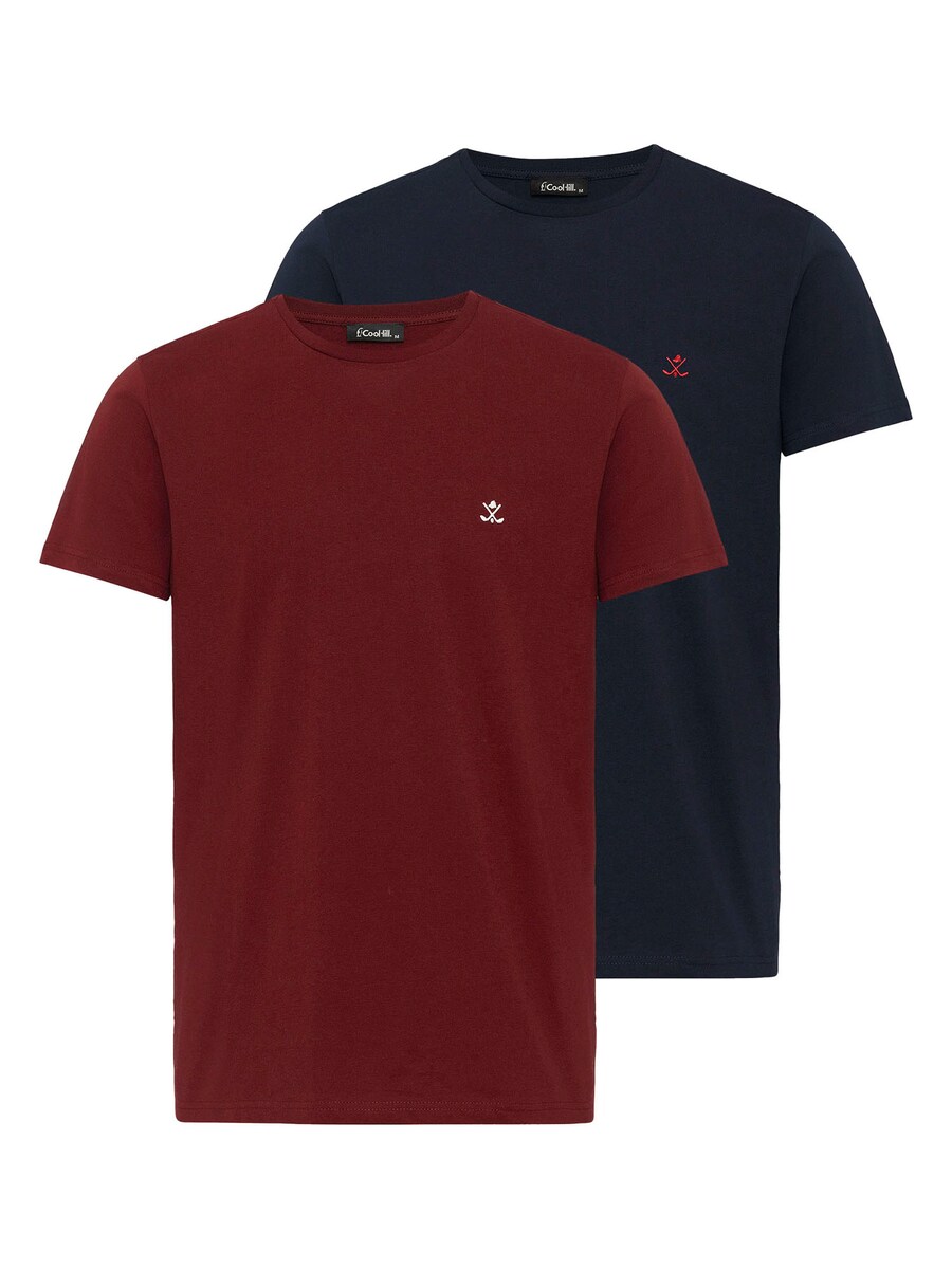 Классическая футболка Cool Hill Shirt Jose, цвет navy/burgundy 
Классическая футболка Cool Hill Shirt Jose, цвет navy/burgundy